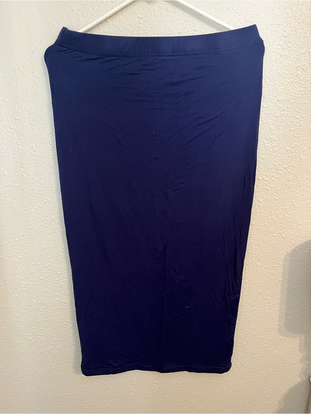 SHEIN Navy Stretch Pencil Skirt